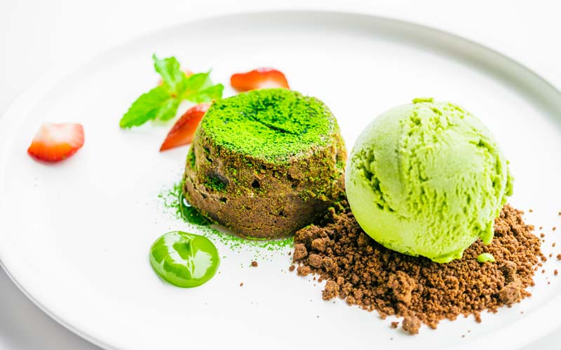 Helado Té Matcha