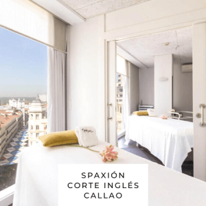 Spa Spaxión by Asetra en El Corte Inglés de Callao en parejas