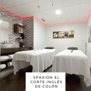 masaje en parejas Spa Spaxión by Asetra en El Corte Inglés de Colón